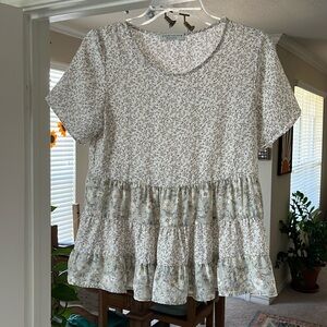 Floral Babydoll Top